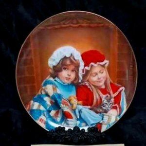 "A CHILDHOOD ALMANAC" "FIRESIDE DREAMS" JANUARY SANDRA KUCK #1671BN 1984 BY RECO
